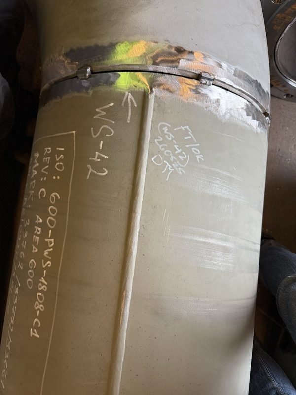 Boden – large pipe weld preparation
