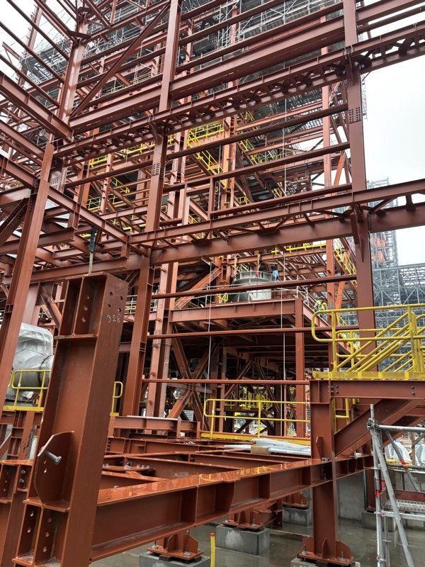 Boden – steel and scaffolding structure at height