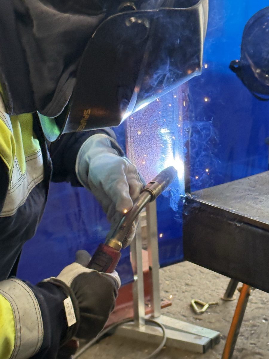 Luleå, Sweden – MAG welding in progress