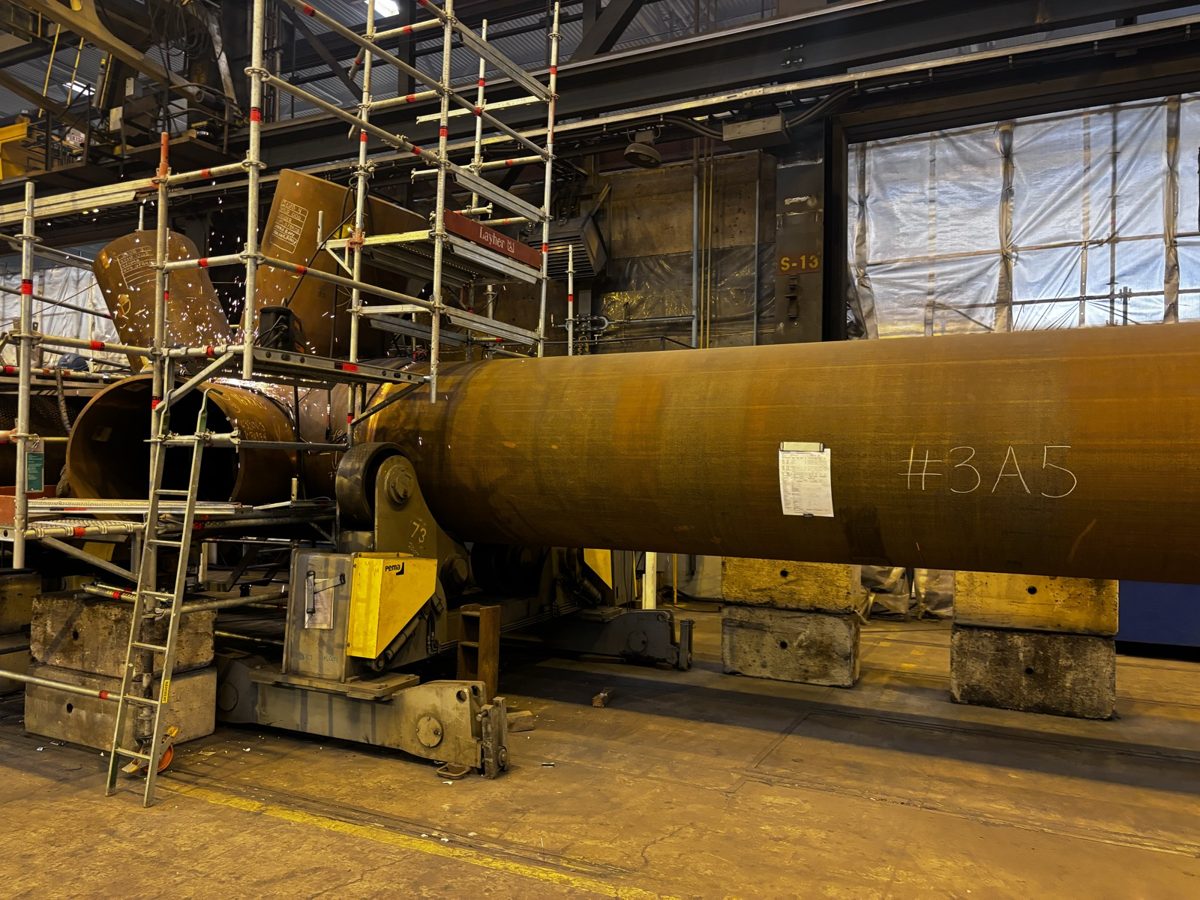 Pori region – heavy steel fabrication hall